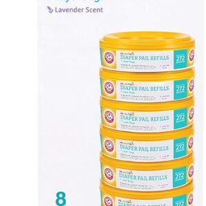Munchkin Arm & Hammer Diaper Pail Refill Rings, 8 Pack, 2,176 Count - Image 9