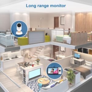 VTech VM818HD 5" Video Monitor: 720p HD, Night Light, 1000ft Range, 2-Way Talk - Image 4