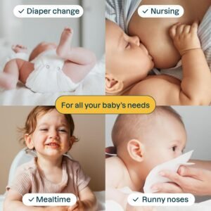 Gentle Attitude Baby Wipes with Oatmeal, Unscented, 72 Count - Vegan & Safe - Image 3