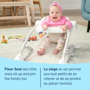 Graco JumpStart 4-in-1 Activity Bouncer in Wren - Versatile Baby Jumper - Image 4