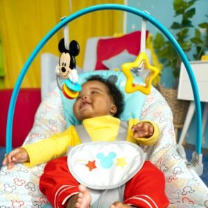Bright Starts Disney Mickey Mouse Infant to Toddler Rocker with Vibration - Image 3
