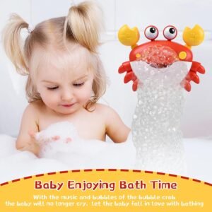 Bubble Crab Bath Toy for Toddlers 1-3 | Music & Suction Cup Fun - Image 5