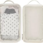 Diaper Bag Organizing Pouches, 2PCS Waterproof Pod Diaper Bag Organizer, Reusable Washable Storage Mesh Pouch with Hanging Rope for Travel..