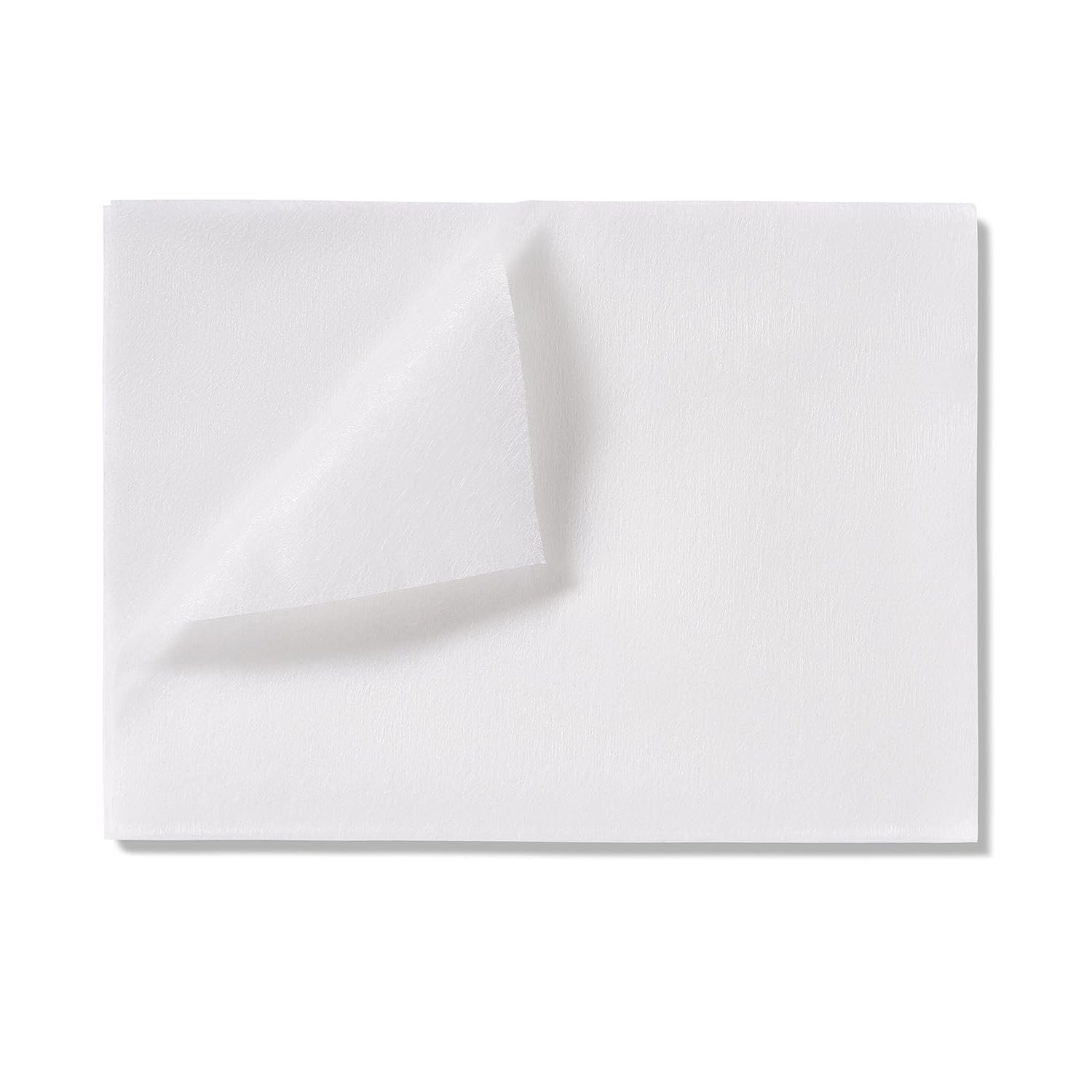 Medline Ultrasoft Disposable Dry Cleansing Cloths, 10" x 13". Case of 1000 Wipes, white