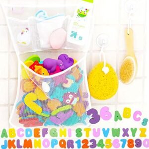 Sizkii 36 Foam Bath Letters & Numbers Toy Set for Toddlers - Floating Storage Bag Included - Image 2