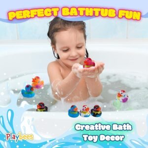 Playbees 12-Pack Duck Jeep Rubber Ducks - Fun Bath Toy & Stocking Stuffers - Image 5