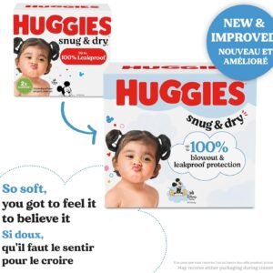 Huggies Size 5 Snug & Dry Baby Diapers, 168 Count (27+ lbs) - Image 3