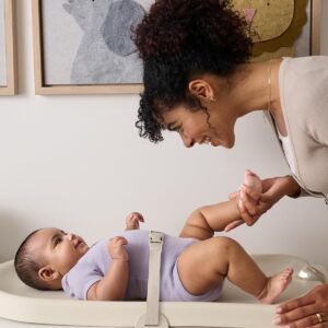 Skip Hop Light-Up Baby Changing Pad – Wipeable & Contoured, Fits Standard Tables - Image 2