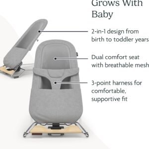 UPPAbaby Mira Bouncer 2-in-1 Portable Baby Seat - Eco-Friendly, Stylish Design - Image 6
