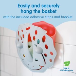 Dr. Brown's Dino-Scoop Baby Bath Toy Organizer | BPA-Free Hanging Storage - Image 6
