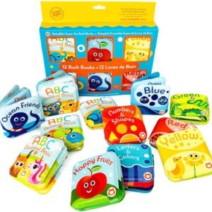 12-Piece Bath Book Set