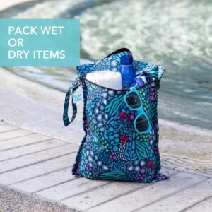 Bumkins Waterproof Wet Bag 2-Pack: Perfect for Baby, Swim, Diapers, Gym - Image 3