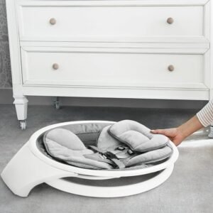 Bluetooth Baby Swing by Munchkin: Lightweight, 5 Speeds, Remote Control - Image 4