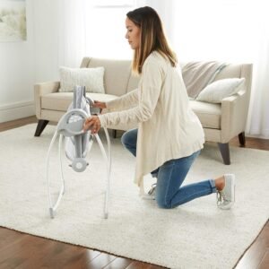 Ingenuity Comfort 2 Go Portable Swing - Compact Cuddle Lamb Design - Image 10