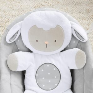 Ingenuity Comfort 2 Go Portable Swing - Compact Cuddle Lamb Design - Image 8
