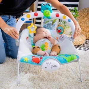 Baby Einstein Ocean Explorers Musical Bouncer Seat for Infants 0-6 Months - Image 8