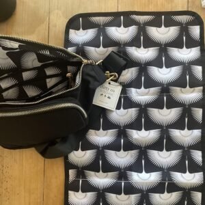Ditty Co. Small Diaper Bag with Portable Changing Pad & Wipe Holder - Image 2