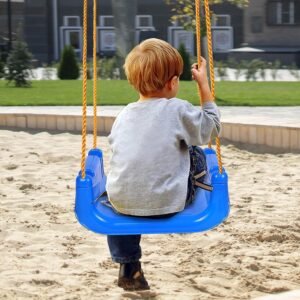 3-in-1 KINSPORY Infant Swing - Detachable Toddler Swing for Indoor/Outdoor Use, Blue - Image 7