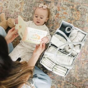 PUTSKA Nursery Storage Basket - Diaper Caddy Organizer for Newborn Essentials - Image 5