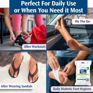 Pedifix Tea Tree Foot Wipes - 25 Count for Refreshing Foot Care - Image 3