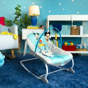Bright Starts Disney Mickey Mouse Infant to Toddler Rocker with Vibration - Image 2