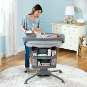Chicco Close to You Grey Diaper Caddy | Stylish & Functional Organizer - Image 2