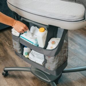Chicco Close to You Grey Diaper Caddy | Stylish & Functional Organizer - Image 5