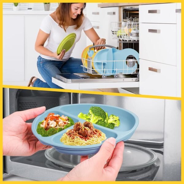 8-Pack BPA-Free Silicone Baby Feeding Set: Suction Plates, Bibs & More 5 719Ij759HyL. AC SL1500