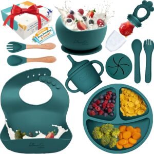 10-Piece Silicone Baby Feeding Set